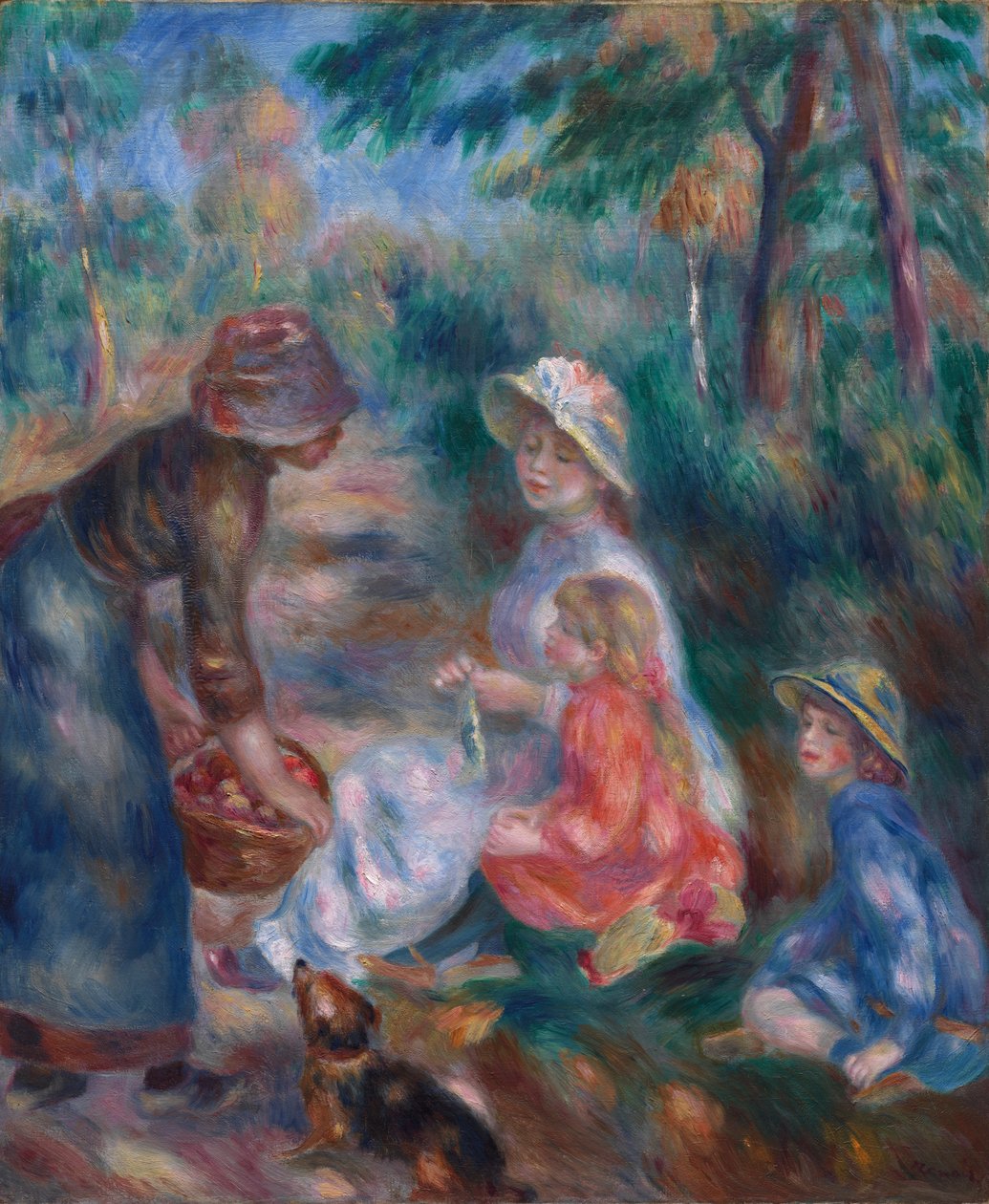 Apple-selgeren av Pierre-Auguste Renoir
