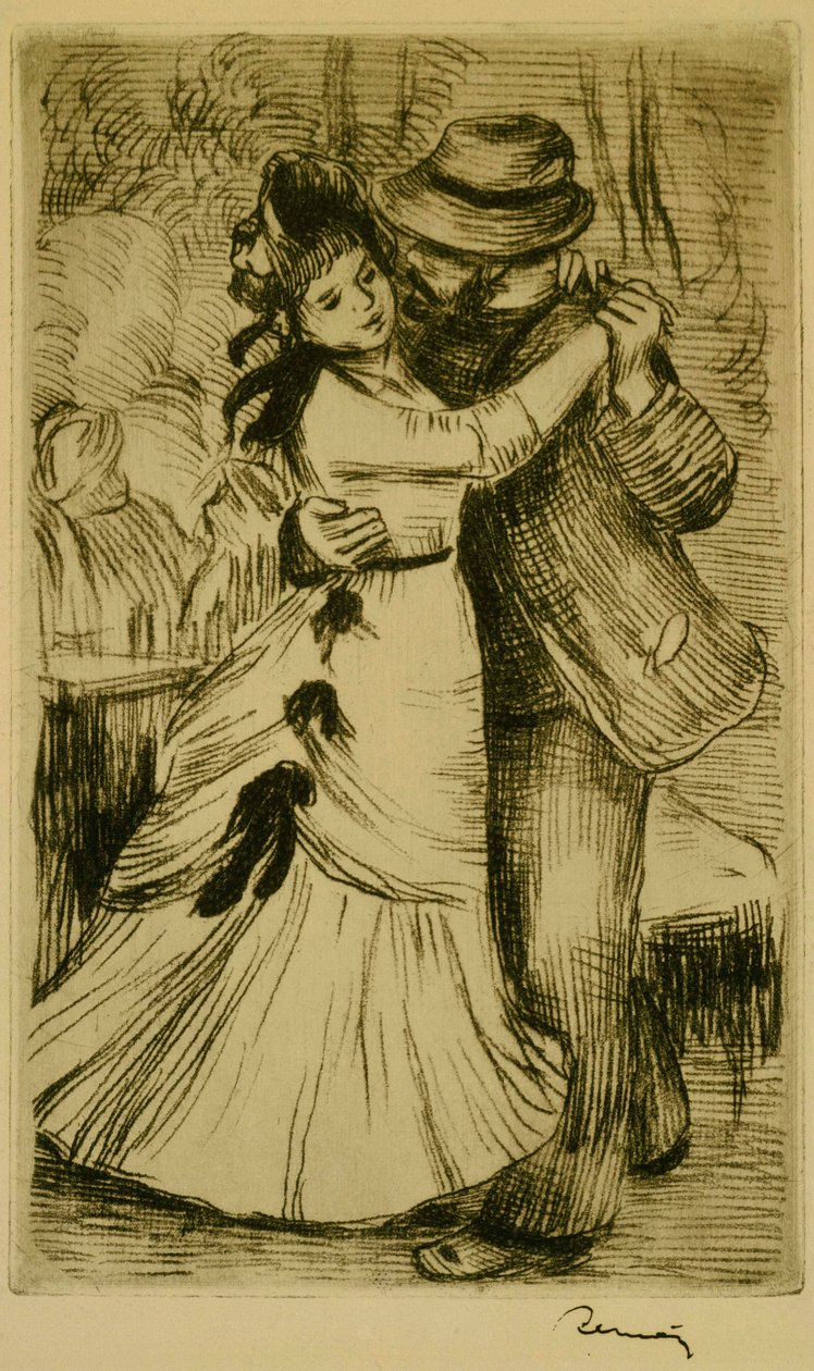 Dans på landet av Pierre-Auguste Renoir