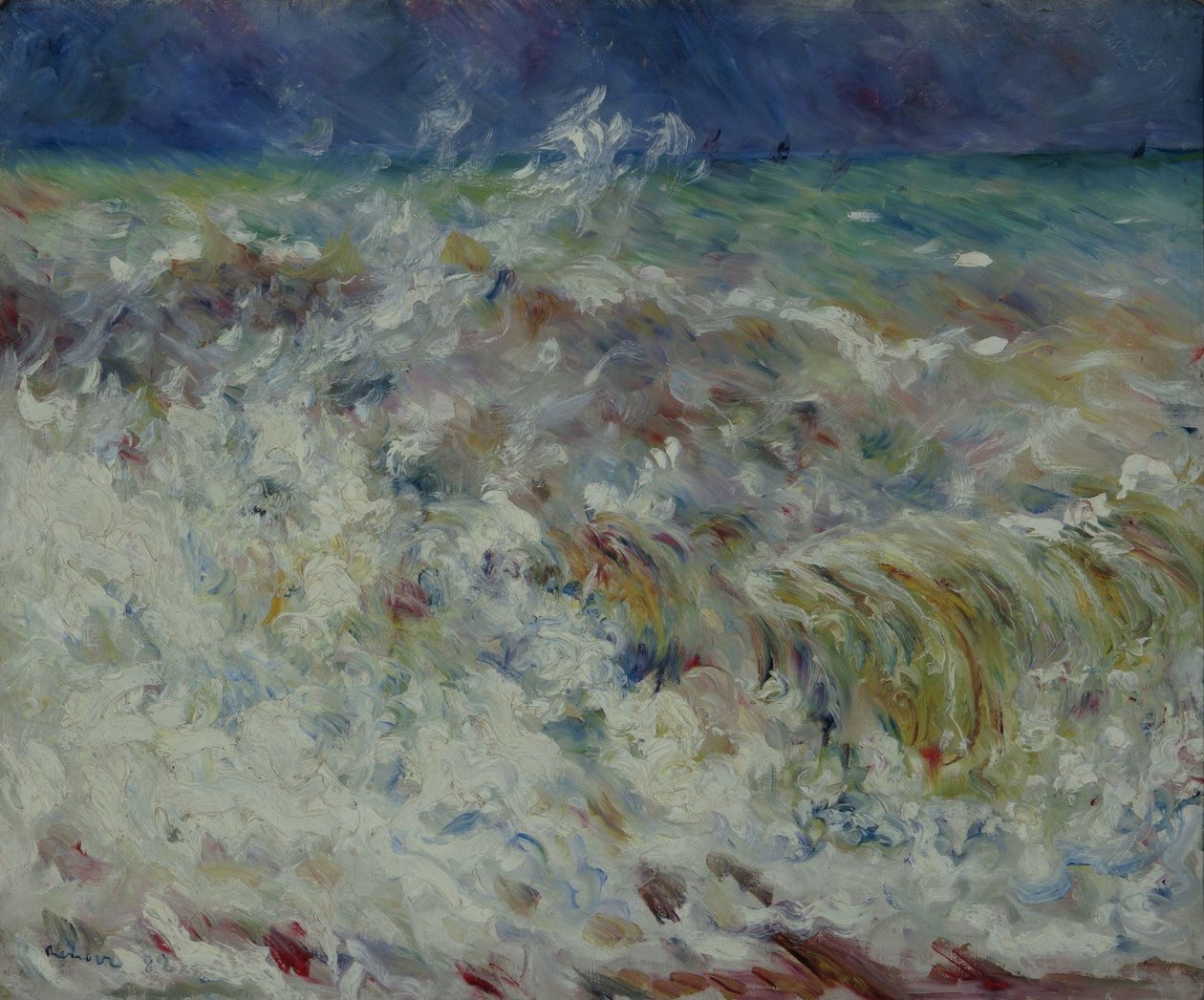 Bølgen av Pierre Auguste Renoir