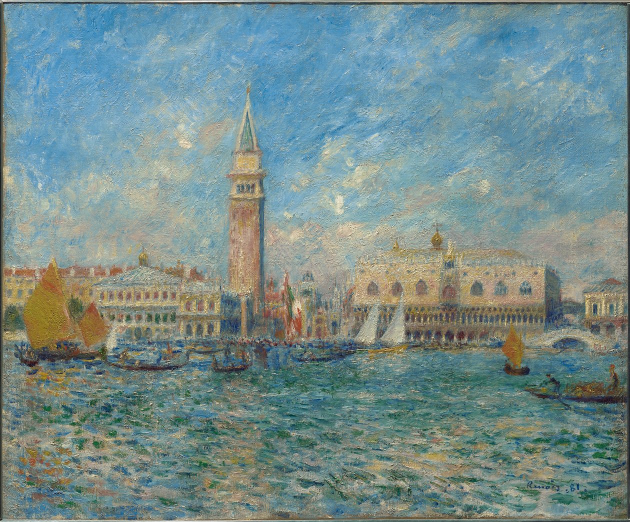 Venezia, Dogepalasset av Pierre-Auguste Renoir