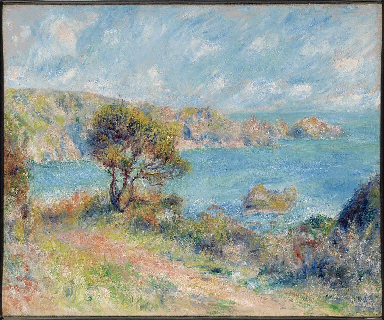 Utsikt over Guernsey av Pierre-Auguste Renoir