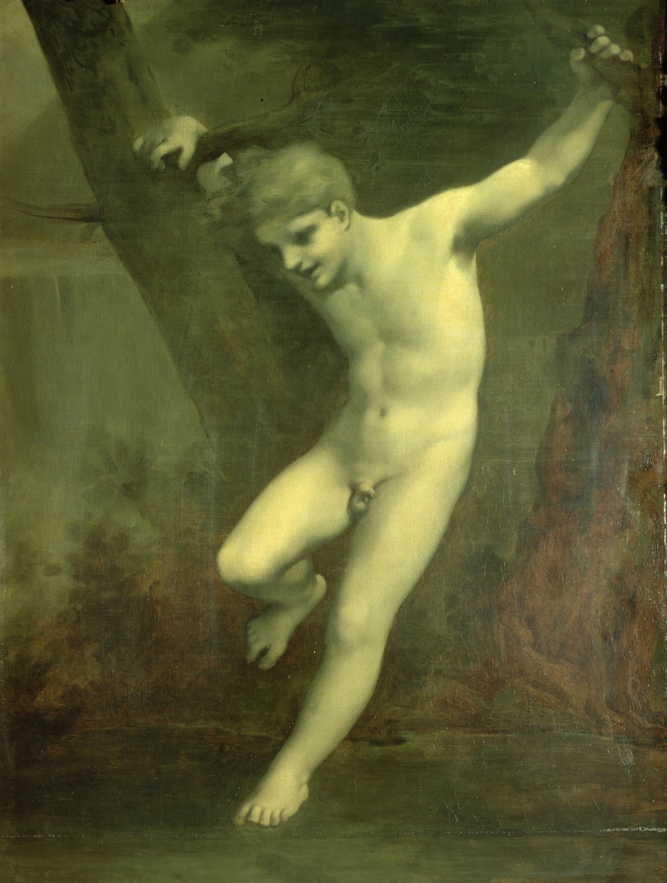 Young Zephyr balanserer over vann av Pierre Paul Prudhon