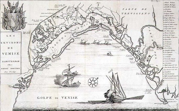 Omgivelsene til Venezia av Pierre  Mortier