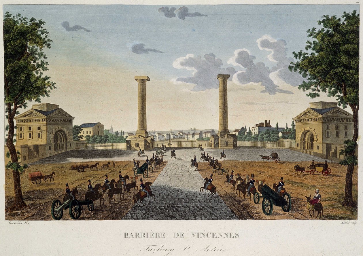 Barriers of Vincennes av Courvoisier av Pierre (after) Courvoisier
