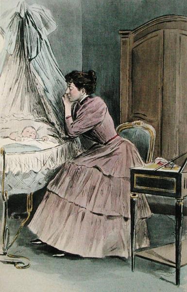 The Young Mother, fra 