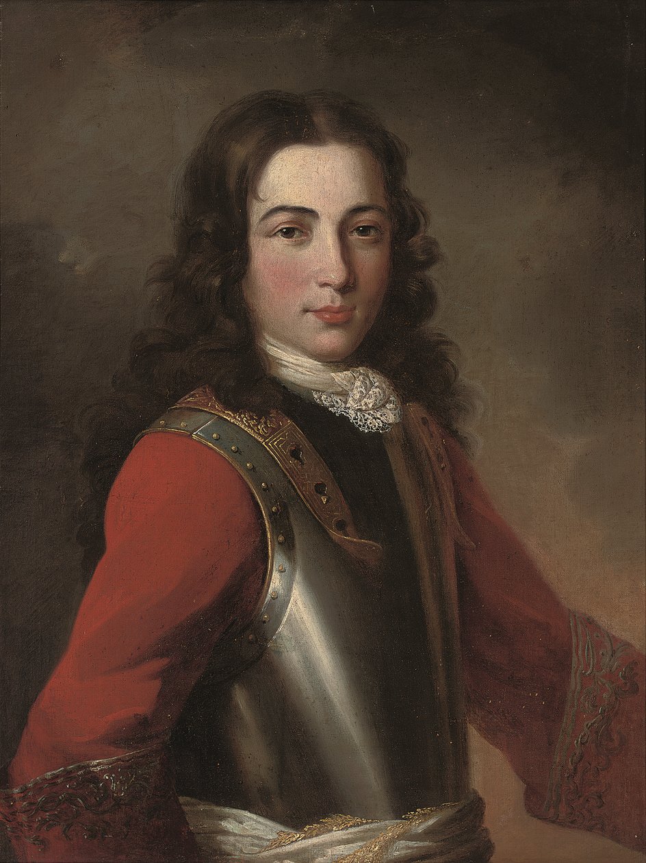 Portrett av en kavaler av Pierre (circle of) Mignard