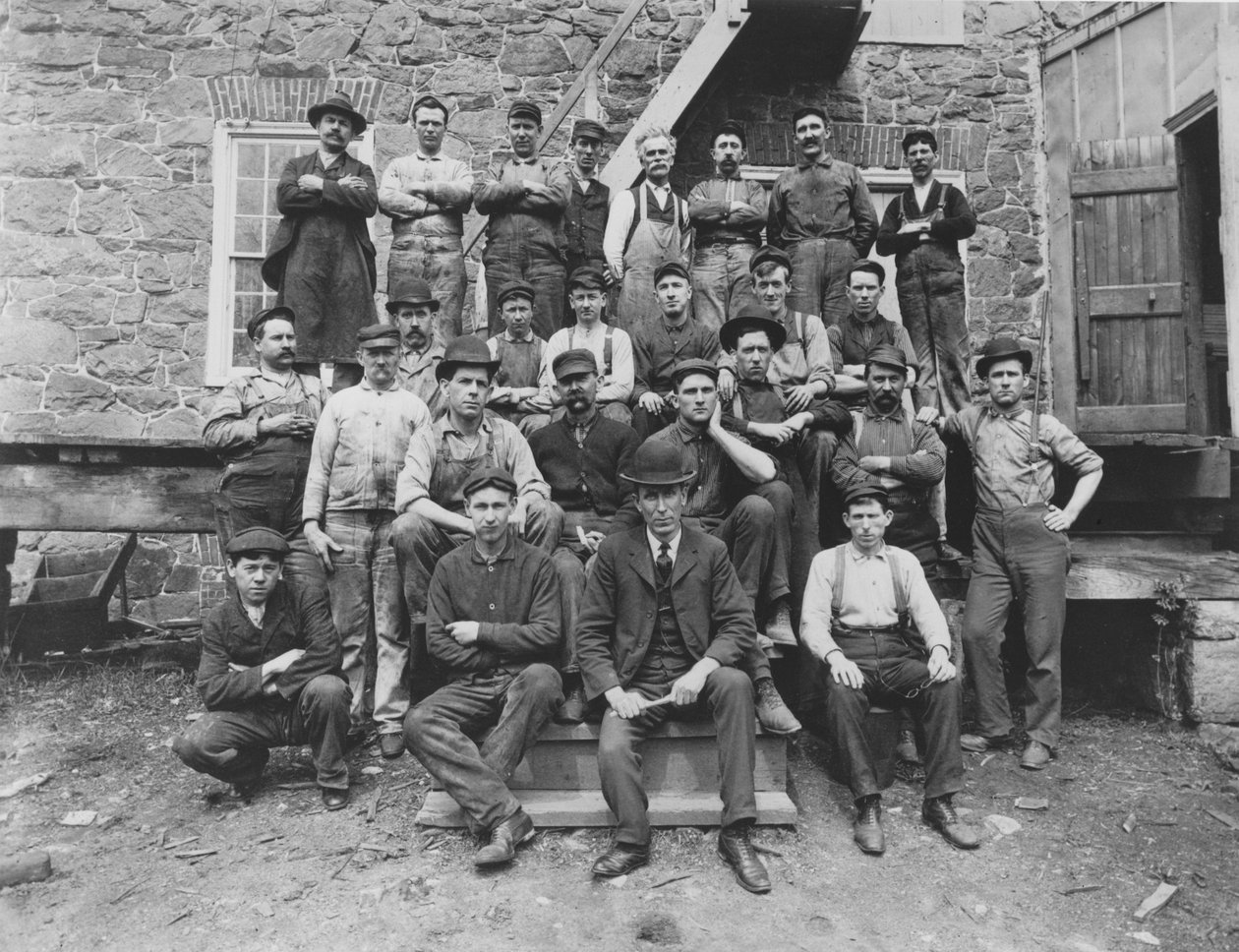 Ansatte ved Henry Clay Factory, 1905 av Pierre A. Gentieu