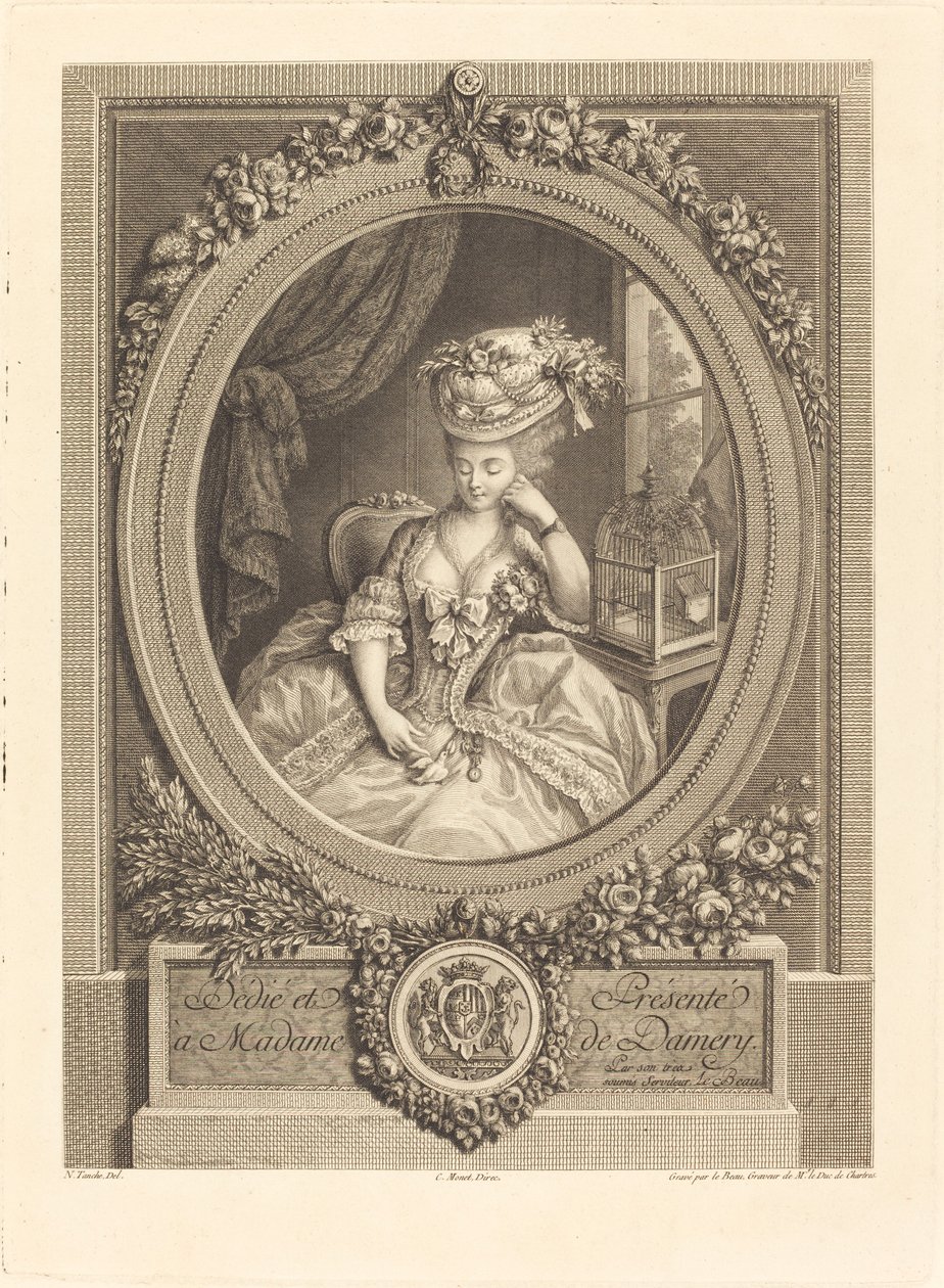 De spirende begjærene av Pierre Adrien Le Beau after Nicolas Tanché