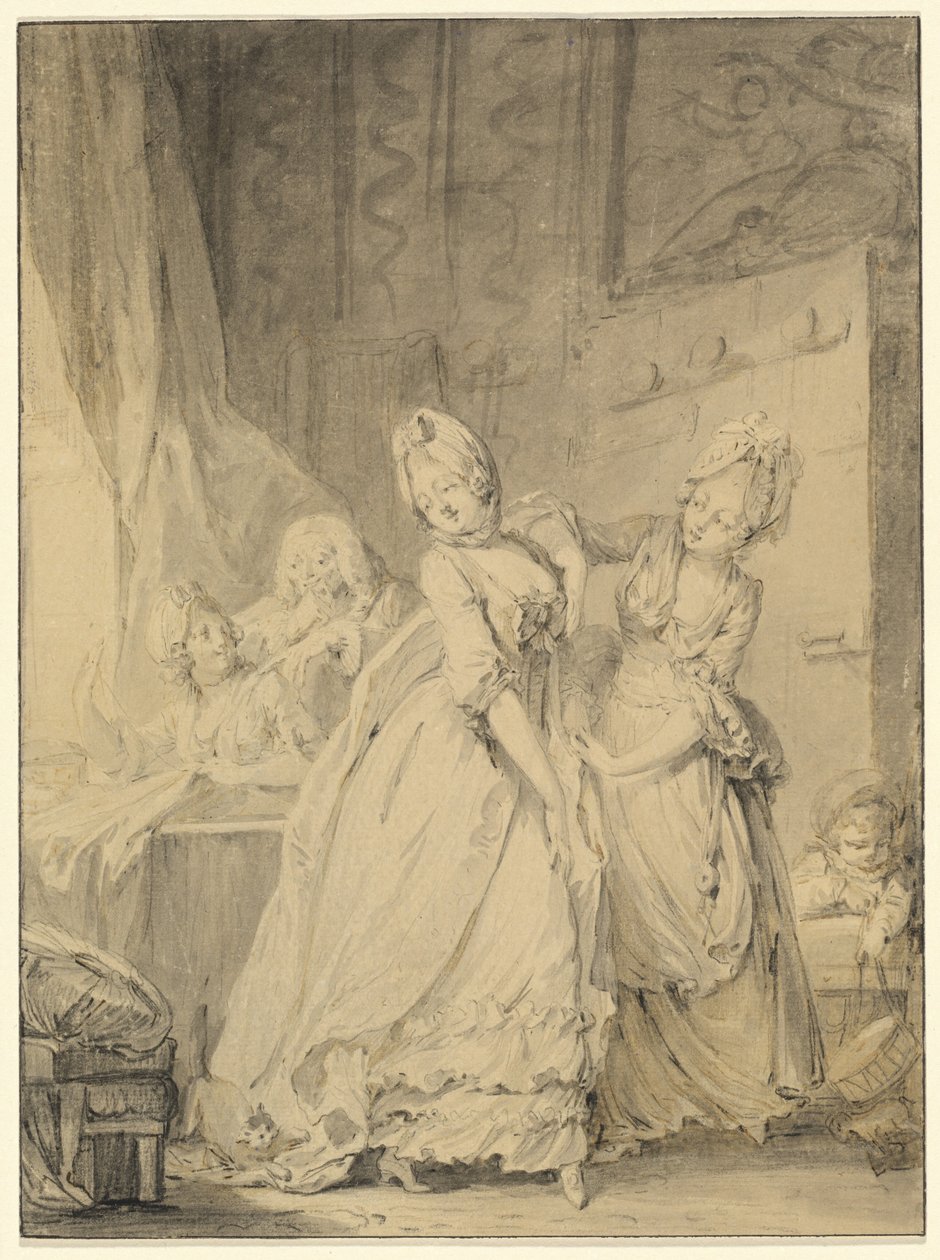 The Coquette av Pierre Antoine Baudouin