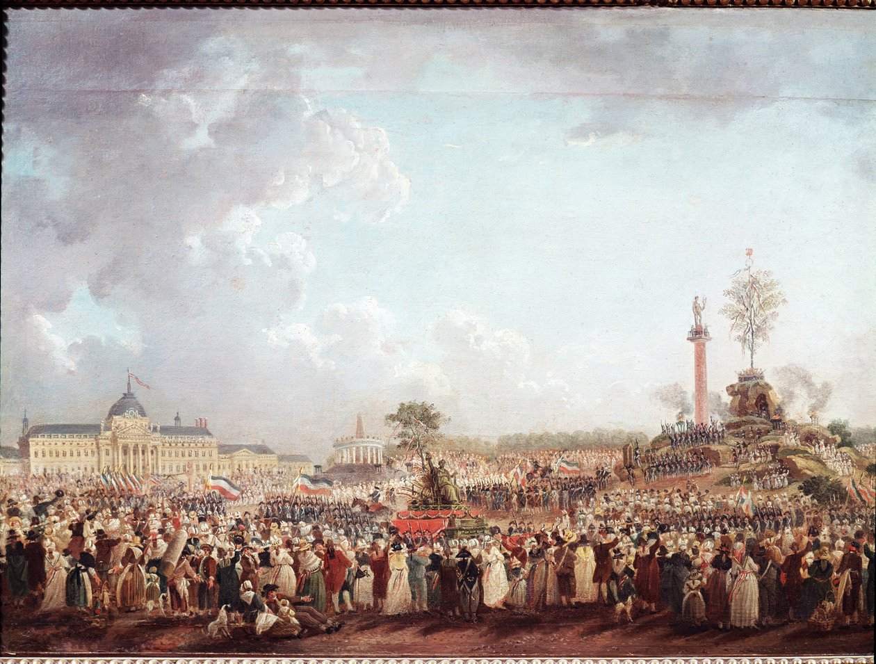 Festen for det høyeste vesen på Mars-marken (20. Prairial Year II - 8. juni av Pierre Antoine Demachy