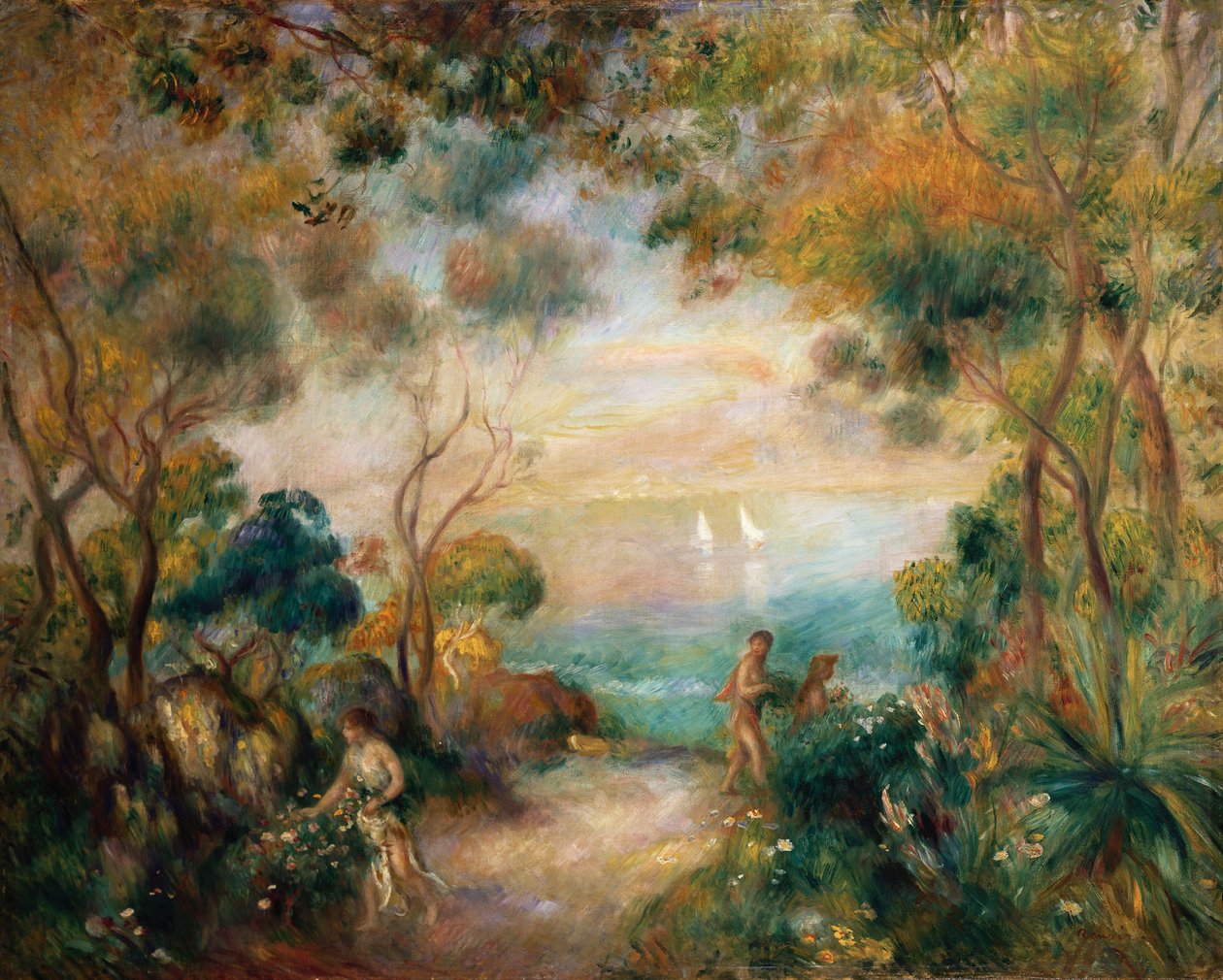 En hage i Sorrento av Pierre Auguste Renoir