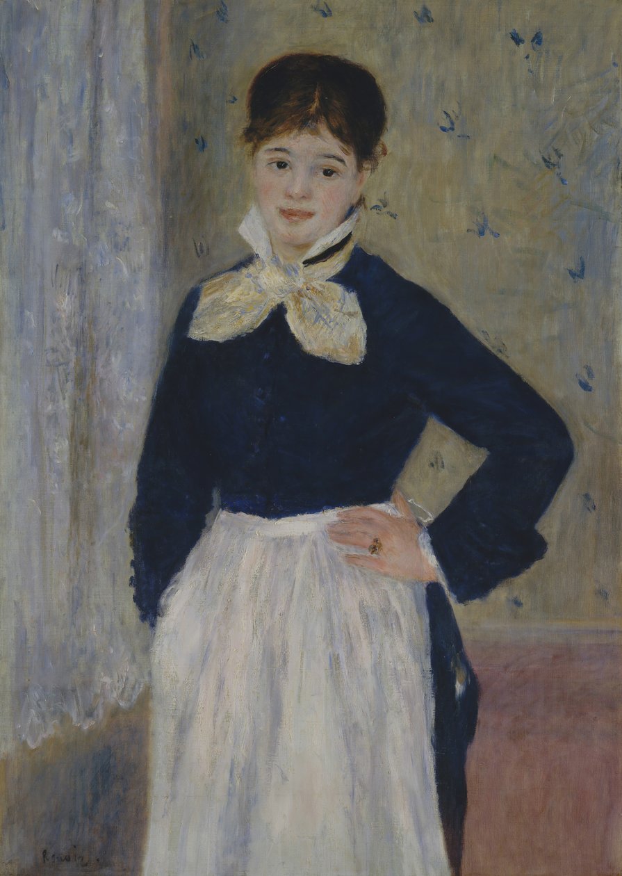 En servitør på Duvals Restaurant, ca. 1875. av Pierre-Auguste Renoir