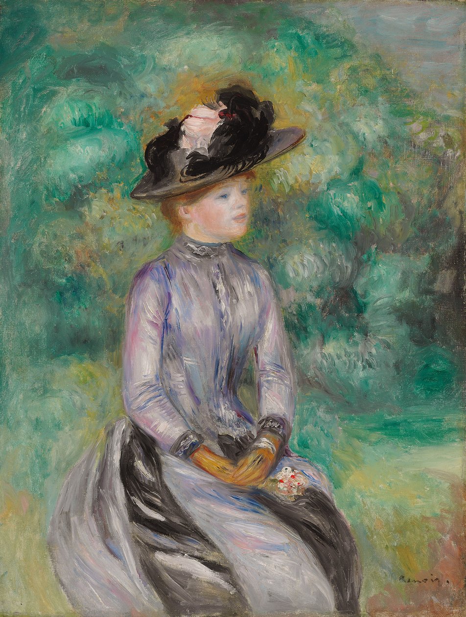 Adrienne, ca. 1878 av Pierre Auguste Renoir