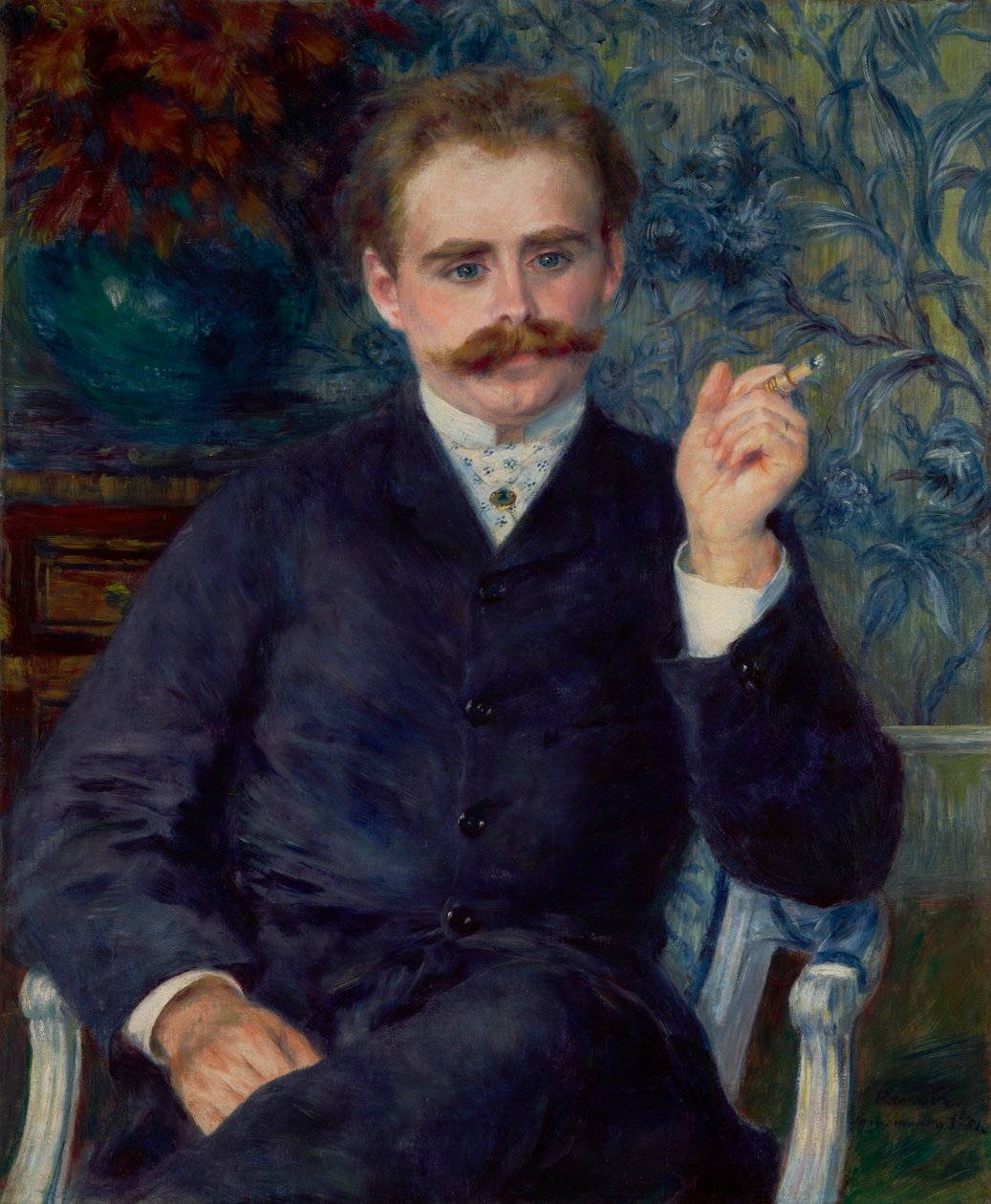 Albert Cahen dAnvers, 1881 av Pierre Auguste Renoir