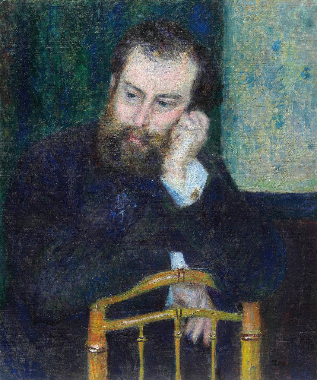 Alfred Sisley, 1876. av Pierre Auguste Renoir