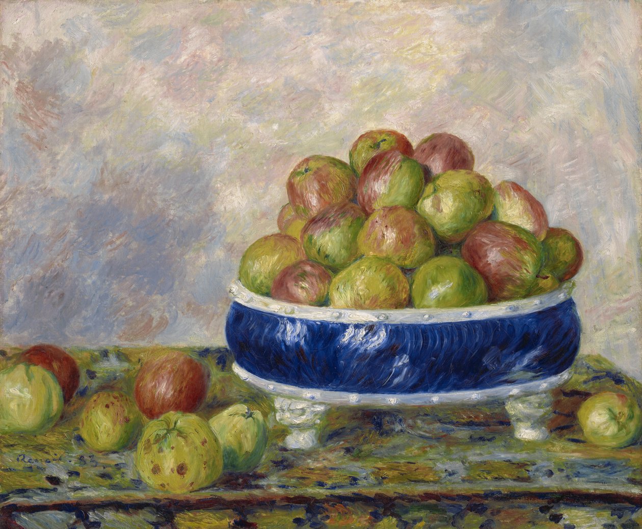 Epler i en tallerken, 1883 av Pierre Auguste Renoir