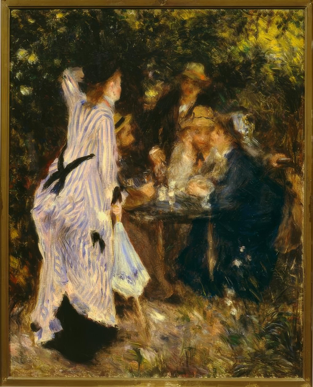 I hagen (Under arbor, Moulin de la Galette) av Pierre Auguste Renoir