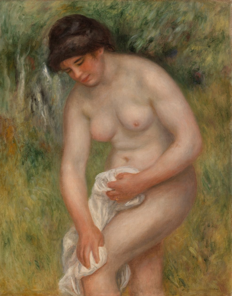 Baderen tørker seg selv (Baigneuse s