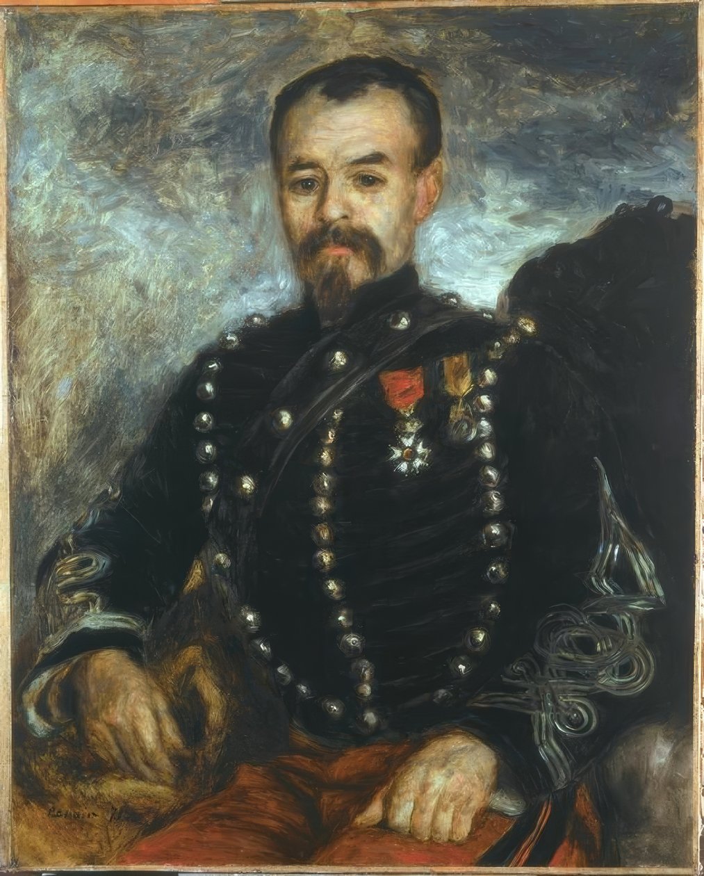 Bildnis kaptein Darras av Pierre Auguste Renoir
