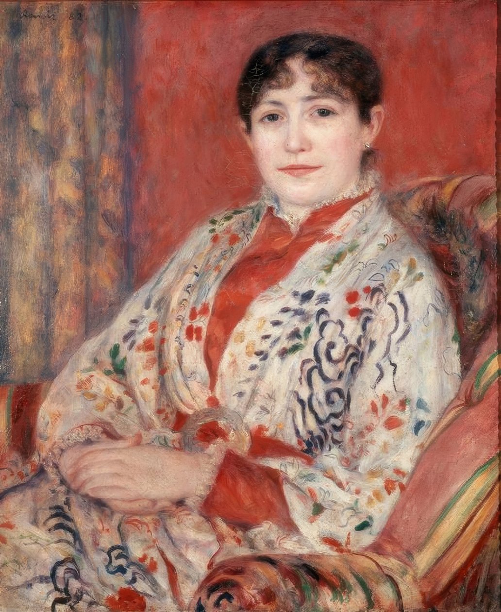 Portrett av Madame Leriaux av Pierre Auguste Renoir