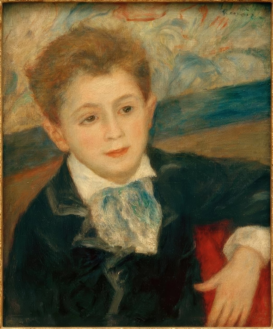 Portrett av Paul Meunier, sønn av Murer av Pierre Auguste Renoir