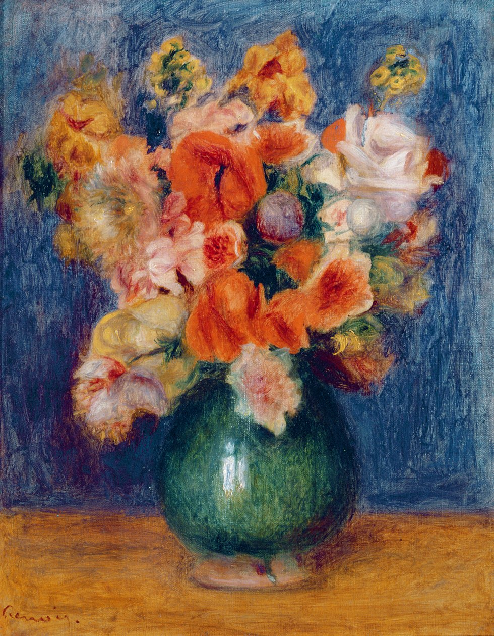 Bukett, ca. 1900 (olje på lerret) av Pierre Auguste Renoir