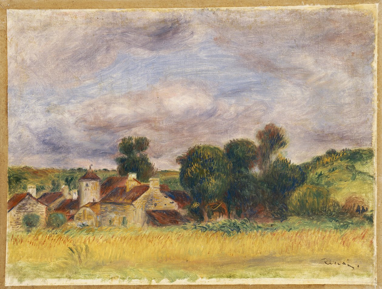 Brittany Countryside, ca. 1892 av Pierre Auguste Renoir