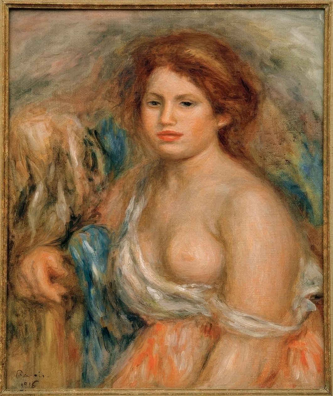 Bysteportrett av Pierre Auguste Renoir