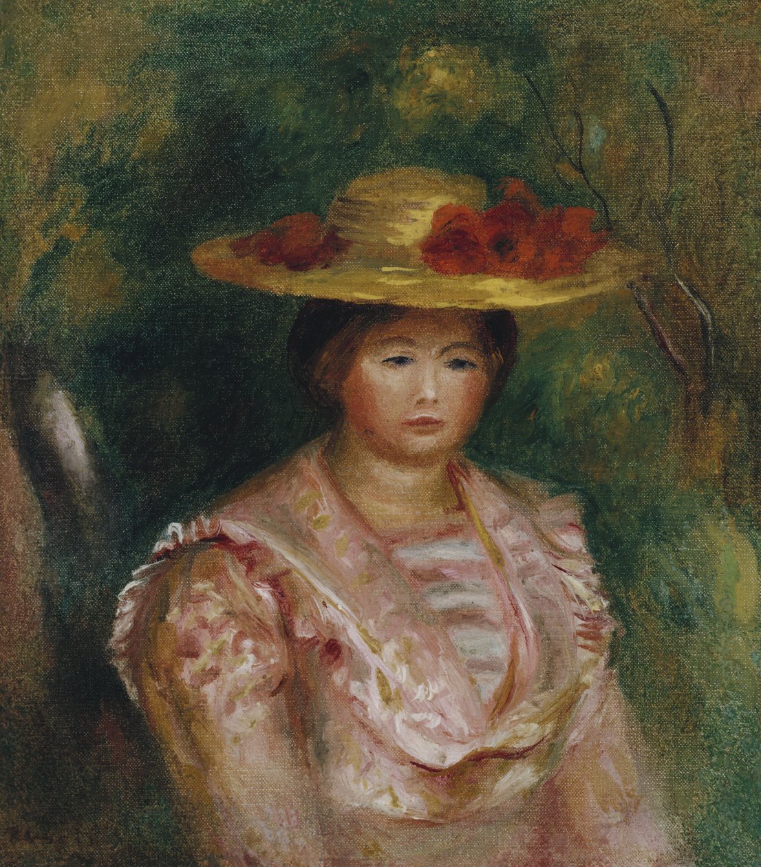 Byste av en kvinne av Pierre Auguste Renoir