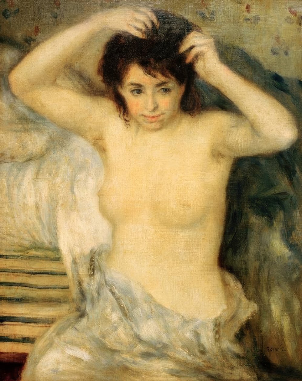 Kvinnebyste av Pierre Auguste Renoir