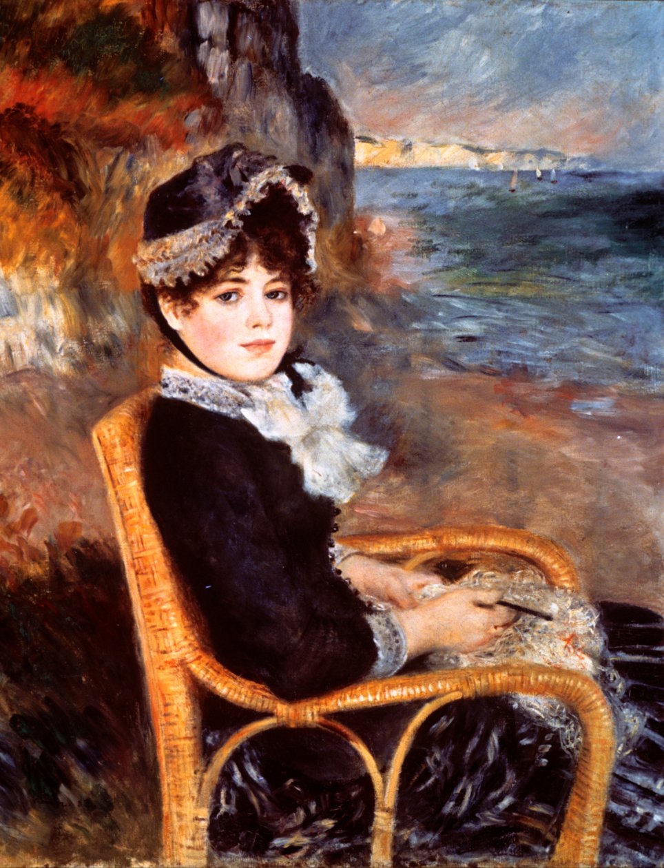 Ved kysten, 1883 av Pierre Auguste Renoir