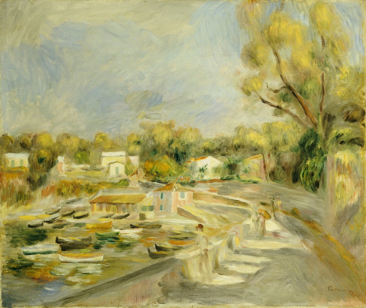 Cagnes landsbygda av Pierre Auguste Renoir