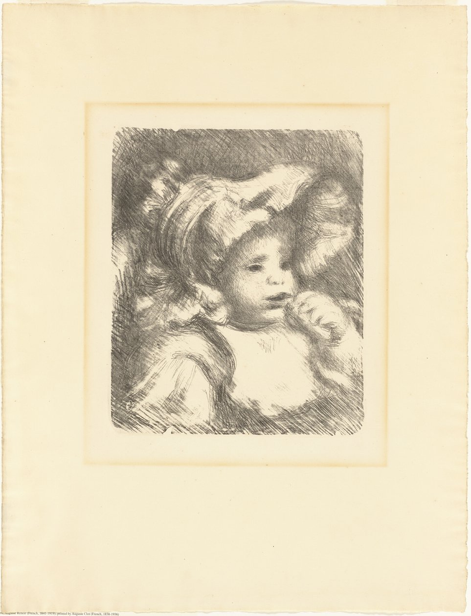 Barn med en kjeks (Jean Renoir) av Pierre Auguste Renoir