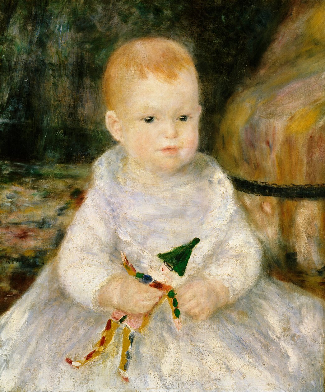 Barn med en lekeklovn av Pierre Auguste Renoir