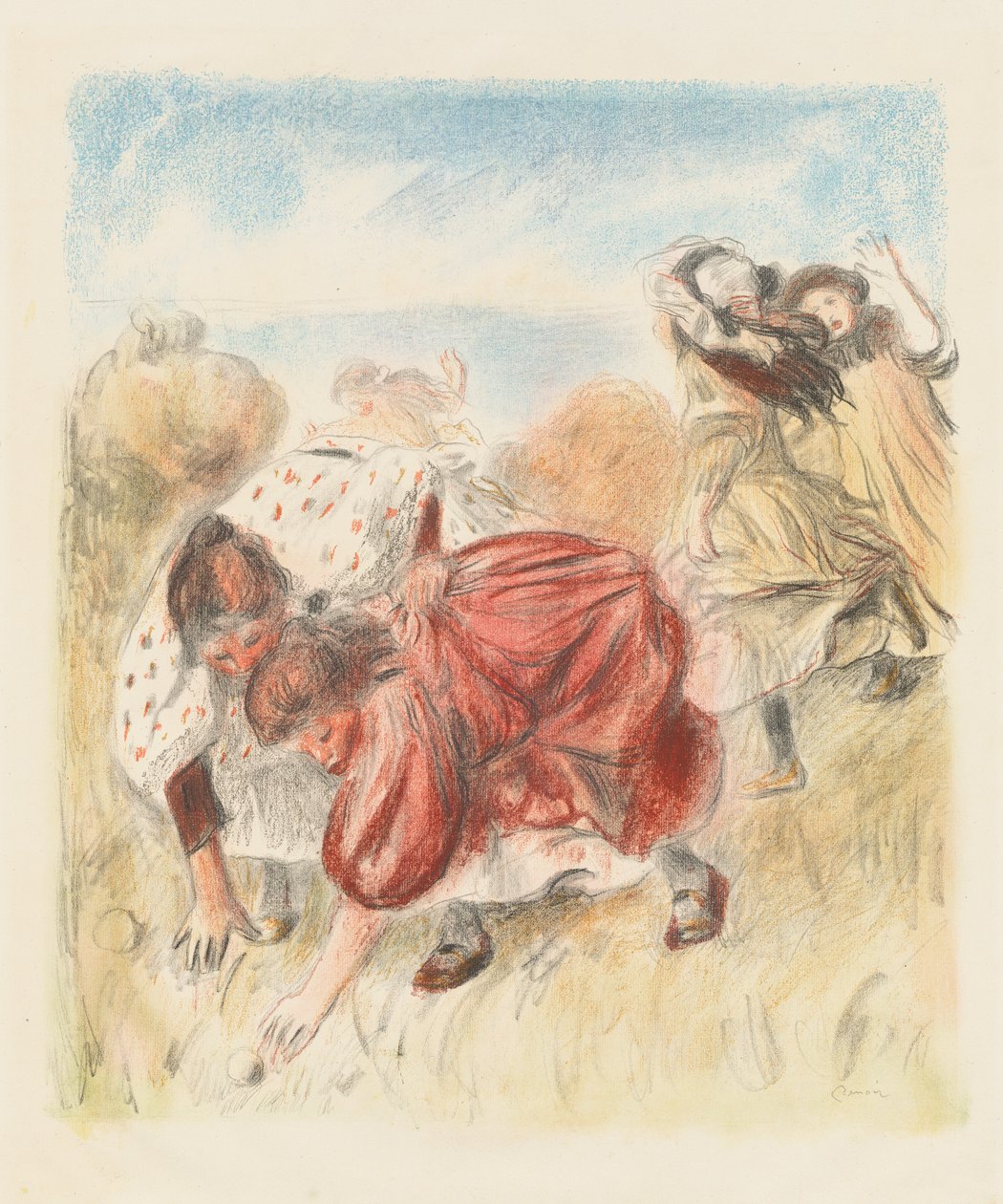 Barn som spiller ball Barn som spiller ball, 1900. av Pierre Auguste Renoir
