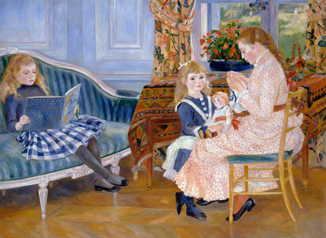 Barnas ettermiddag på Wargemont, 1884 av Pierre Auguste Renoir