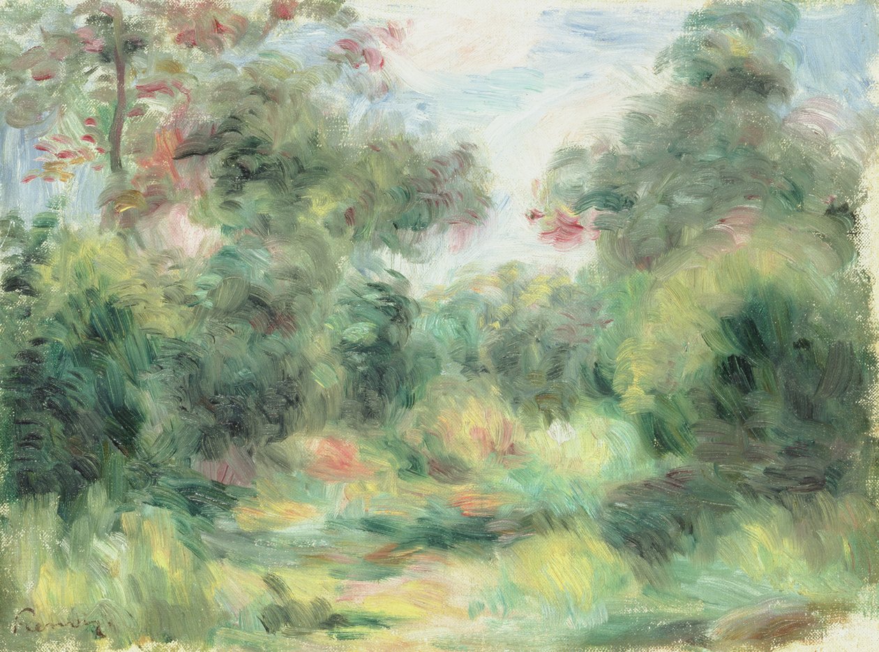 Clairiere, ca. 1900 (olje på lerret) av Pierre Auguste Renoir