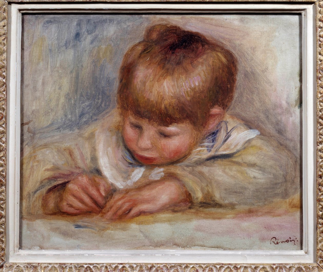 Coco-forfatter Maleri av Pierre Auguste Renoir (1841-1919). 1906. Dim. 0,29 x 0,37 m. Lyon, Museum of Fine Arts av Pierre Auguste Renoir