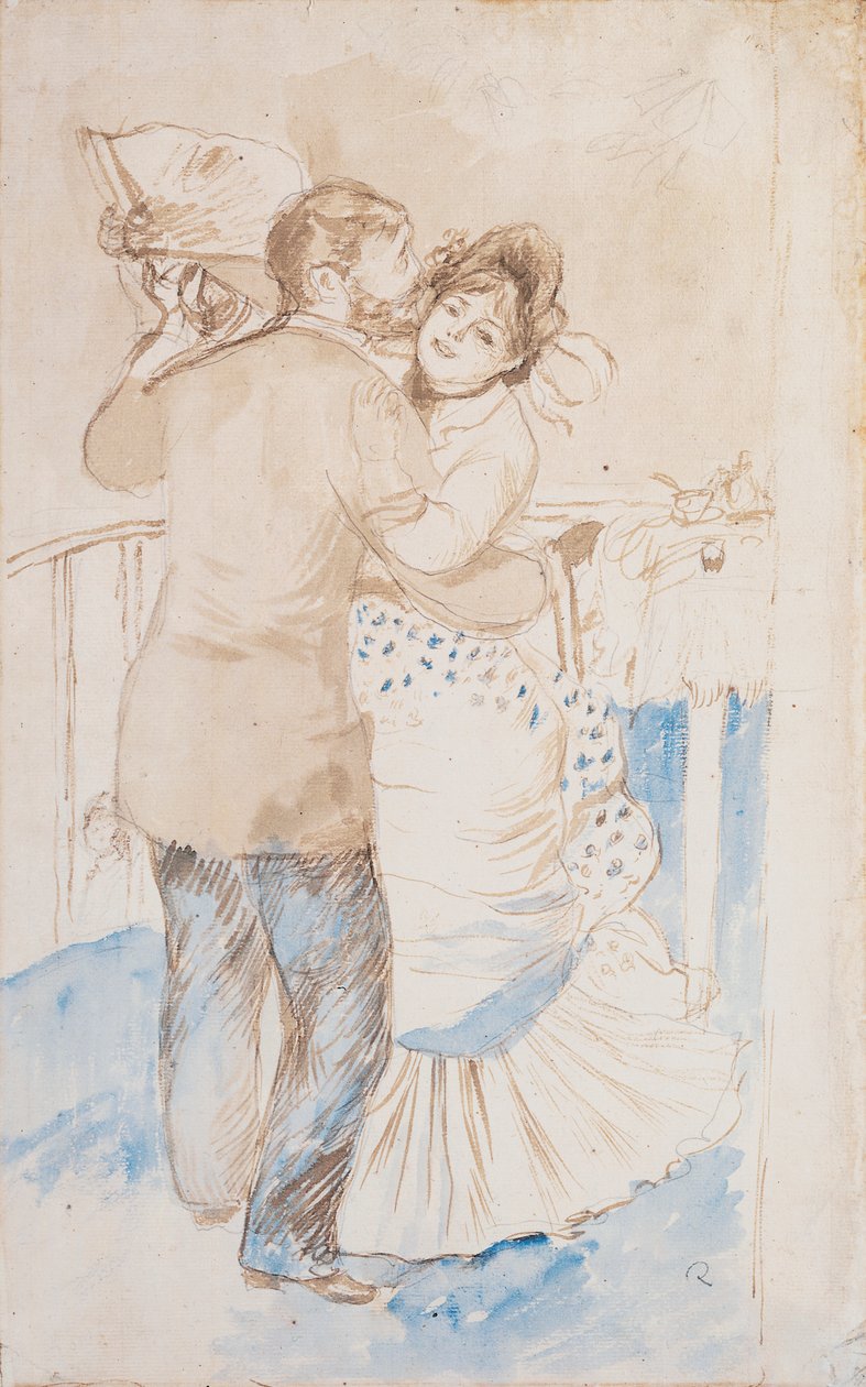 Landsdans, 1883 av Pierre Auguste Renoir