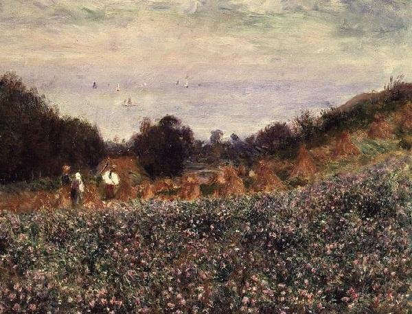Landsbygda ved Berneval av Pierre Auguste Renoir