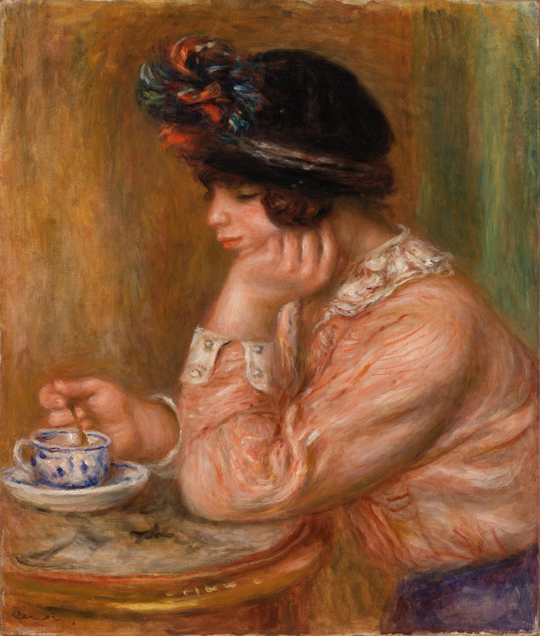 Kopp sjokolade av Pierre Auguste Renoir