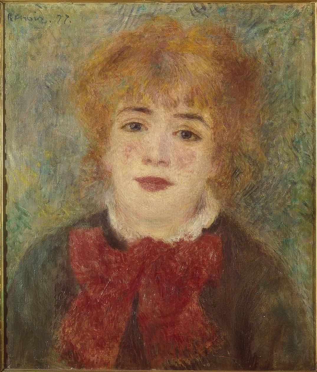Portrett av en dame av Pierre-Auguste Renoir
