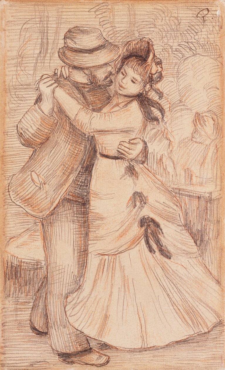 Dans på landet, 1883 av Pierre Auguste Renoir