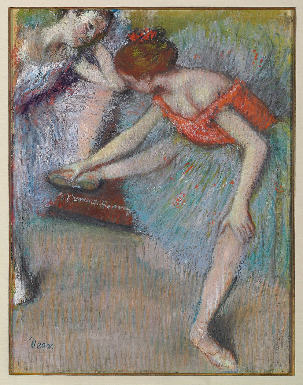 Dansere, c. 1896 (pastell på papir) av Pierre Auguste Renoir