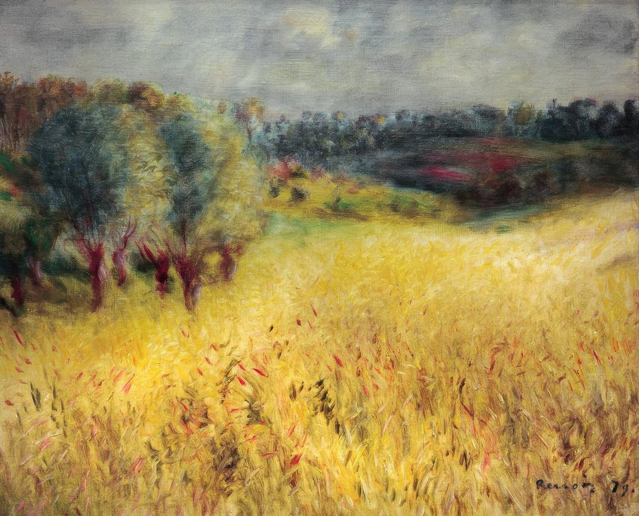 Kornåkeren av Pierre Auguste Renoir