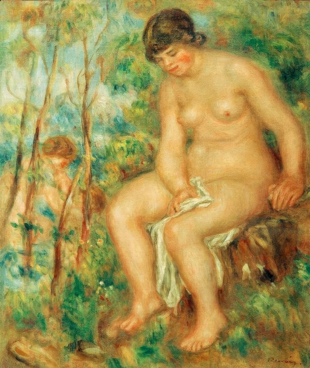 Badegjesten av Pierre Auguste Renoir