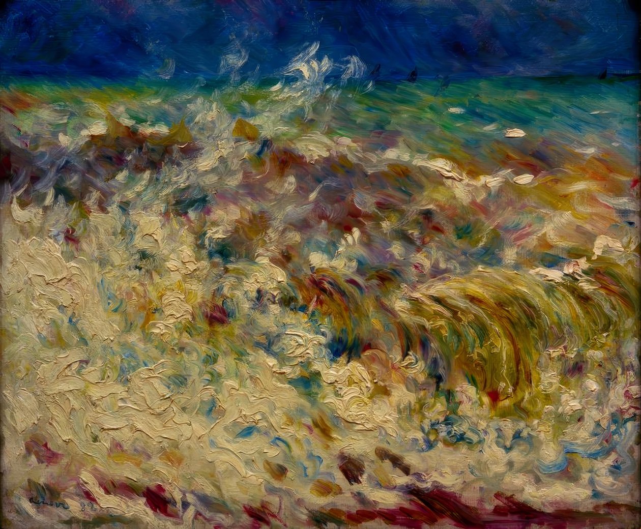 Bølgen av Pierre Auguste Renoir