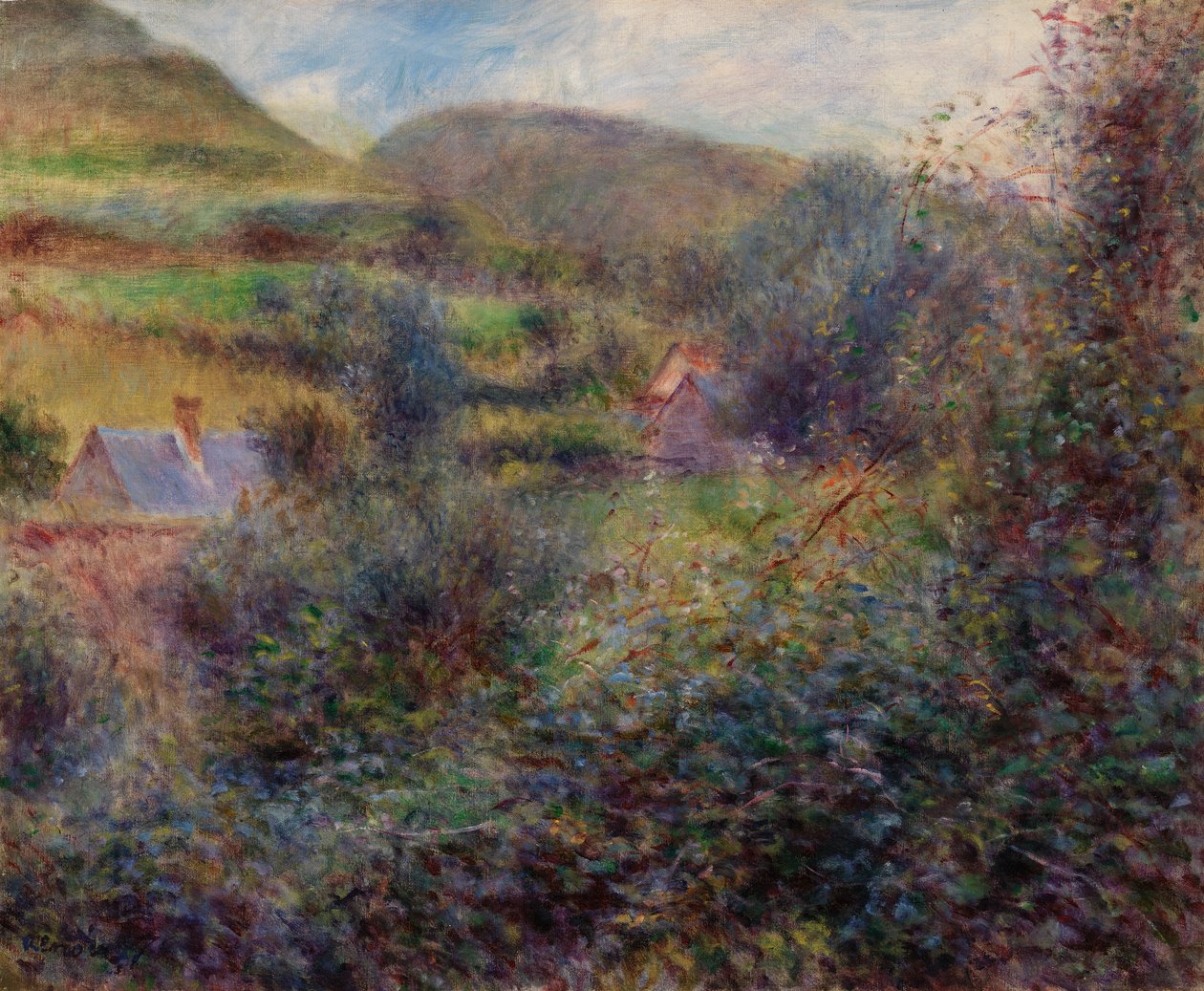 Omgivelsene til Berneval av Pierre Auguste Renoir