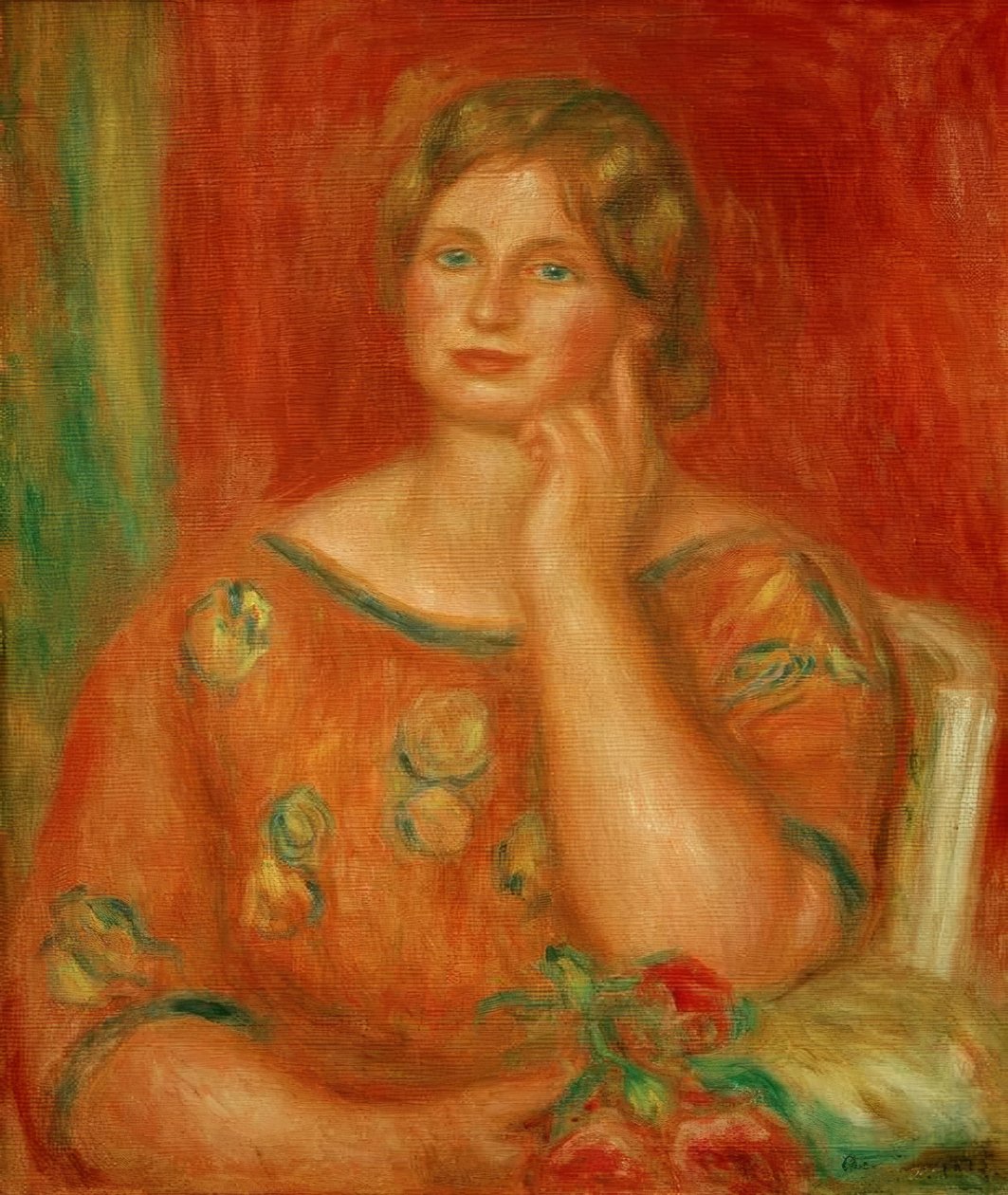 Gertrud Osthaus av Pierre Auguste Renoir