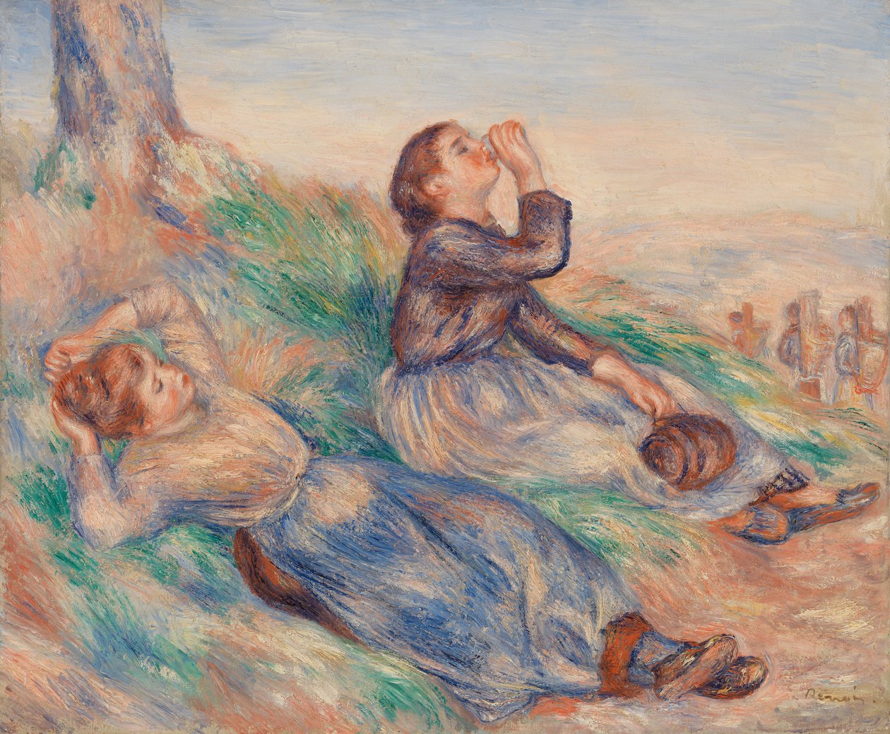 Druesamlere (Vendangeuses) av Pierre Auguste Renoir